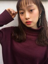 マリアバイアフロート(Maria by AFLOAT) 【山田】ショートバングナチュラルカールイルミナカラー