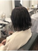 切りっぱなしボブ