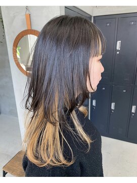 テトヘアー(teto hair) ロングウルフ.ロングレイヤー.前髪.インナーカラー