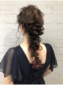【lebe/賀来】ヘアアレンジ 結婚式お呼ばれ