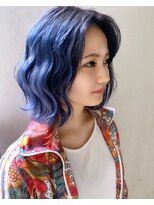 ヘアーサロン オンリーホープ(HAIR SALON ONLY HOPE) ネイビーカラー