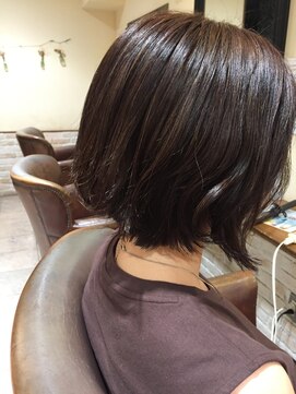 ネオリーブカップ 町田店(Neolive capu) ハイライト ショートボブ Neolive capu町田店