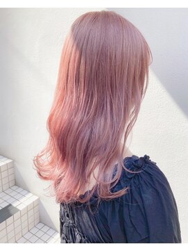 フロート 小阪店(float) ピンクカラー_小顔,オリーブカラー,ハイライトカラー