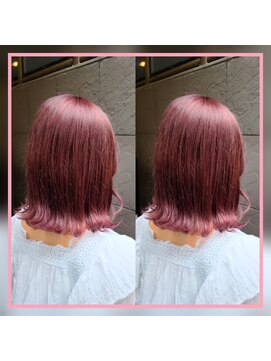 ネオリーブルカ 御茶ノ水店(Neolive Luca) "ワンブリーチ"で"透明感"と"発色"を実現！"ベビーピンクカラー"