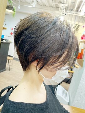 アヴァロン(AVALON) 【mag】絶壁解消×グレージュ×ひし形ショートボブ【中村】