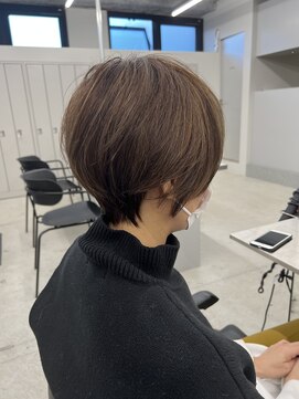 ジルブラン 錦糸町(JIL BLAN) 大人美人ショート脱白髪染めハイライトオージュア【錦糸町】