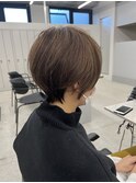 大人美人ショート脱白髪染めハイライトオージュア【錦糸町】