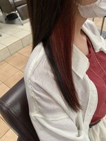 リー 甲子園(Lee)&nbsp;同系色☆ピンクブラウン×ピンクインナーカラー