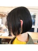ミニボブ×ブラック