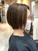 ティダスマイル(tida smile) ショートボブ×シルキーベージュ20代30代40代50代