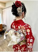 祝☆成人式♪【素敵に振袖着付け＋可愛くヘアセット】※電話予約