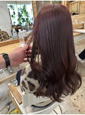 カシスレッド【カット+Wカラー+トリートメント13800円】