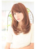 柔らか小顔ロング＿ロング＿アッシュグレージュ［東陽町]