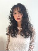 ウェーブミディアム似合わせカット韓国レイヤー/三鷹/吉祥寺