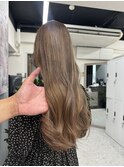 ブリーチで作るベージュカラー