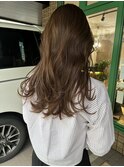 long layer × beige color