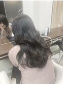 グレージュ×ミディアム×髪質改善トリートメント【目白台】