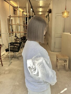 アソビ(Asobi) 【ブリーチ2回】オリーブベージュ