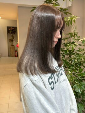 ロニカ 銀座(LOuNICA) オリーブベージュ/冬カラー/髪質改善トリートメント