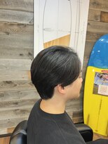 ツイン&nbsp;長めのナチュラルセンターパート