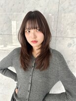 ユーフォリア 渋谷グランデ(Euphoria SHIBUYA GRANDE)&nbsp;ミディアムレイヤー　ココアブラウン