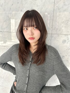 ユーフォリア 渋谷グランデ(Euphoria SHIBUYA GRANDE) ミディアムレイヤー　ココアブラウン