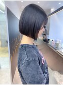 イメチェン外ハネボブ美髪バングミディアムボブ/横浜