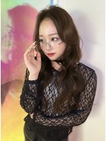 ユーフォリア 渋谷グランデ(Euphoria SHIBUYA GRANDE) 韓国ウェーブヘア レイヤーカット マロンベージュ