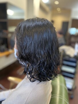 ヘアーズ ベリー 庄内店(hairs BERRY) ミディアムウェーブ