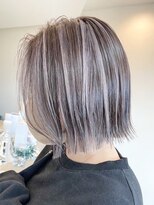 ムク 横浜店(muku)&nbsp;ダブルカラーショートボブインナーカラーハイライトケアブリーチ