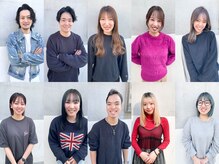 ご希望のメニューに合わせてスタイリストをお気軽にご指名下さい。各メニューに特化したスタッフをご紹介☆