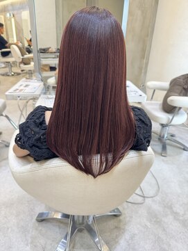 アナ ラーナ(Anna Lanna) つやつやストレート×チェリーブラウン＊森本ひろか＊