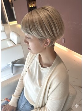 ゴットフロー(GOTTO FLOW) マッシュショート/ホワイトベージュ/ショートヘア