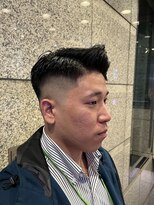 ヘアモード キクチ 銀座店&nbsp;銀座　理容室　スキンフェード　サイドパート