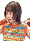 ハッシュカット　シャギーボブ　切りっぱなし　ボブレイヤー