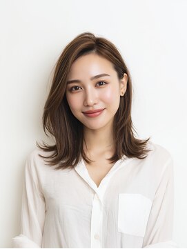 レイヤーカット/イメチェン/外ハネボブ/美髪/ワイドバング/髪型