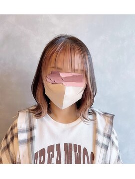 ヘアー ノーブル(hair noble) ピンクアンブレラカラー