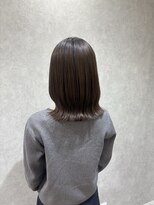 ビームズヘア 藤が丘店(Bee Ms HAIR) サラツヤミディアムブラウンカラー