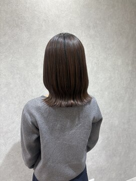 ビームズヘア 藤が丘店(Bee Ms HAIR) サラツヤミディアムブラウンカラー