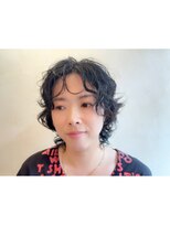 イロドリ ヘアーデザイン(IRODORI hair design)&nbsp;IRODORI  ウルフハードパーマ　【谷口由希子】