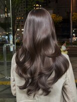 エッセンザ 梅田(ESSENZA) 艶カラー ラベンダーブラウン