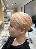 リバースセンターパート/刈り上げセンターパート/似合わせカット