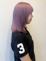 ロックス バイ マグ 松本(rocks BY MAG)&nbsp;ハイトーンブリーチラベンダーピンクベージュミルクティーピンク