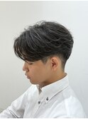 フェザーショート/フェザーパーマ/センターパート/四条烏丸