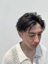 ラルス(Larus)&nbsp;リバースセンターパート/ニュアンスパーマ/ダウンバング/本八幡