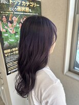 ジェリカヘアー サンフラワー通り(Jlica hair)&nbsp;色落ちも可愛いパープルカラー