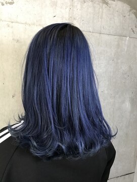 アヴァンスクロス あべのルシアス店(AVANCE.CROSS) アディクシーカラー×サファイアブルー