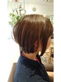 キュートなグラデーションボブ