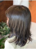 アッシュべージュ髪質改善でツヤ美髪に★ナチュラルストレート