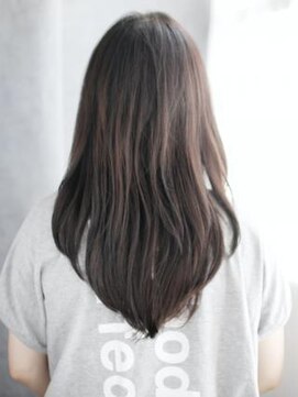 ヘアメイク ナル(hair make nalu) かきあげバングの内巻きレイヤースタイル